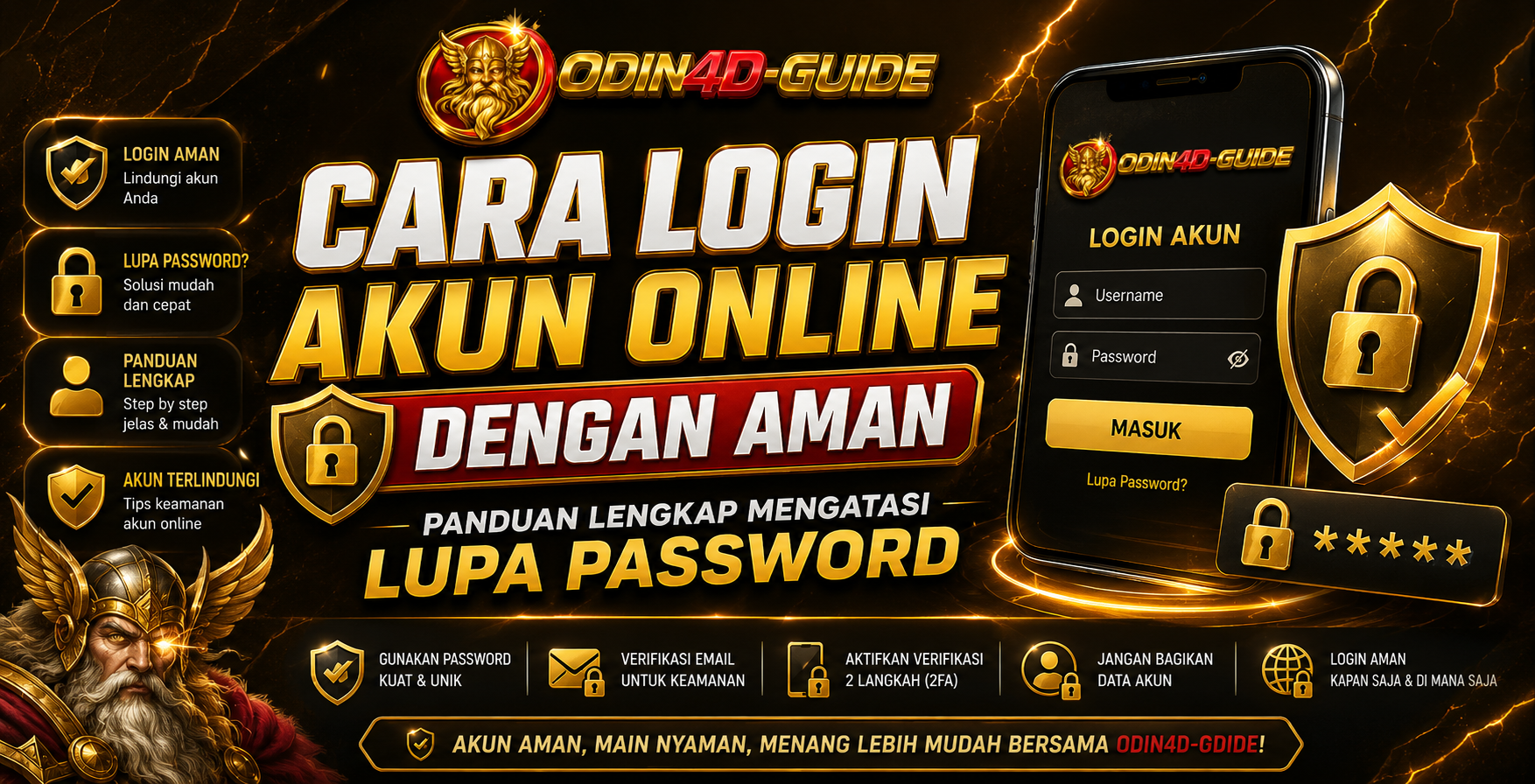 cara login akun online dengan aman